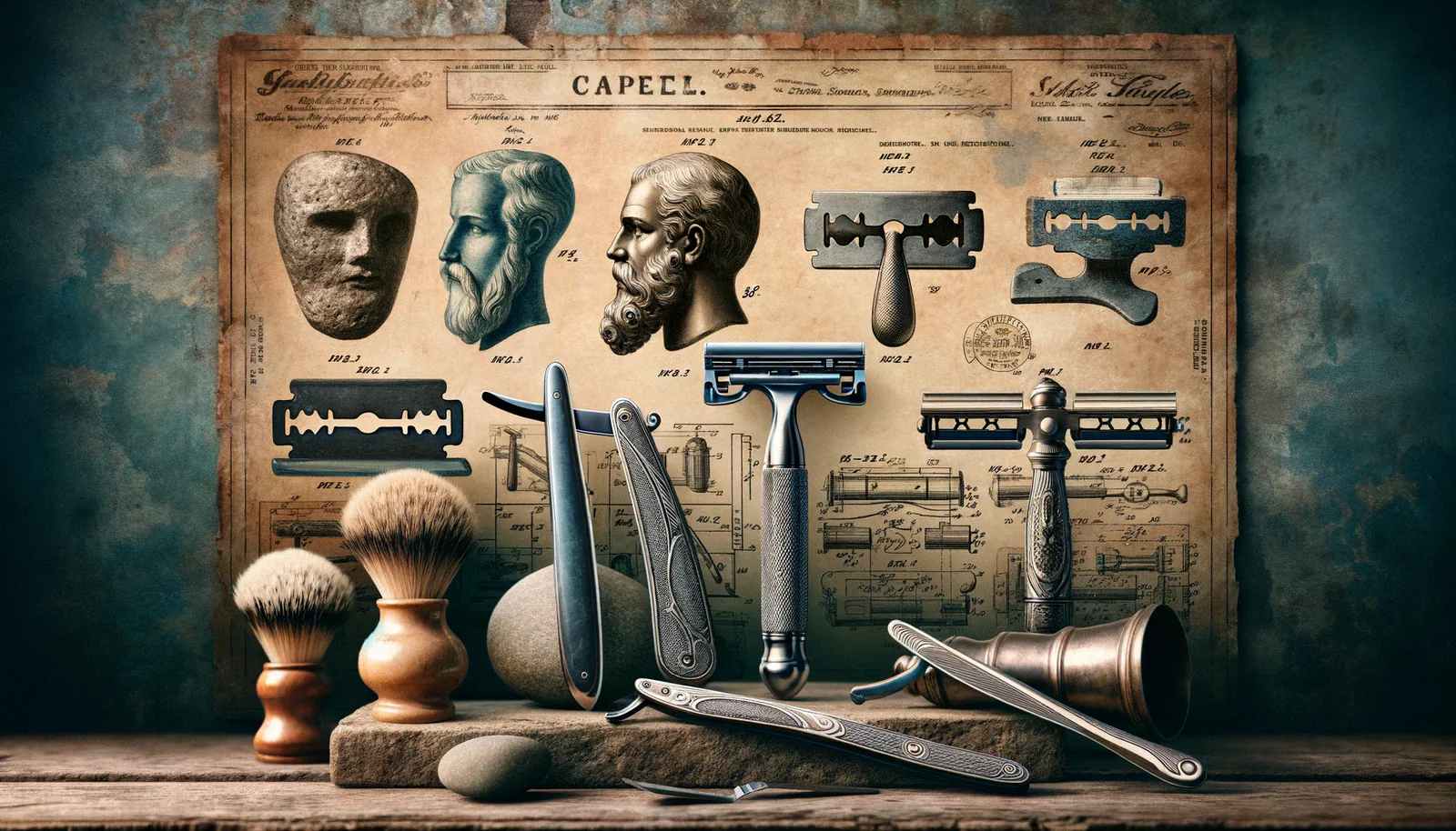 Shaving-Patents-of-the-Past-Tracing-the-Evolution-of-Modern-Shaving-Tools-and-Techniques